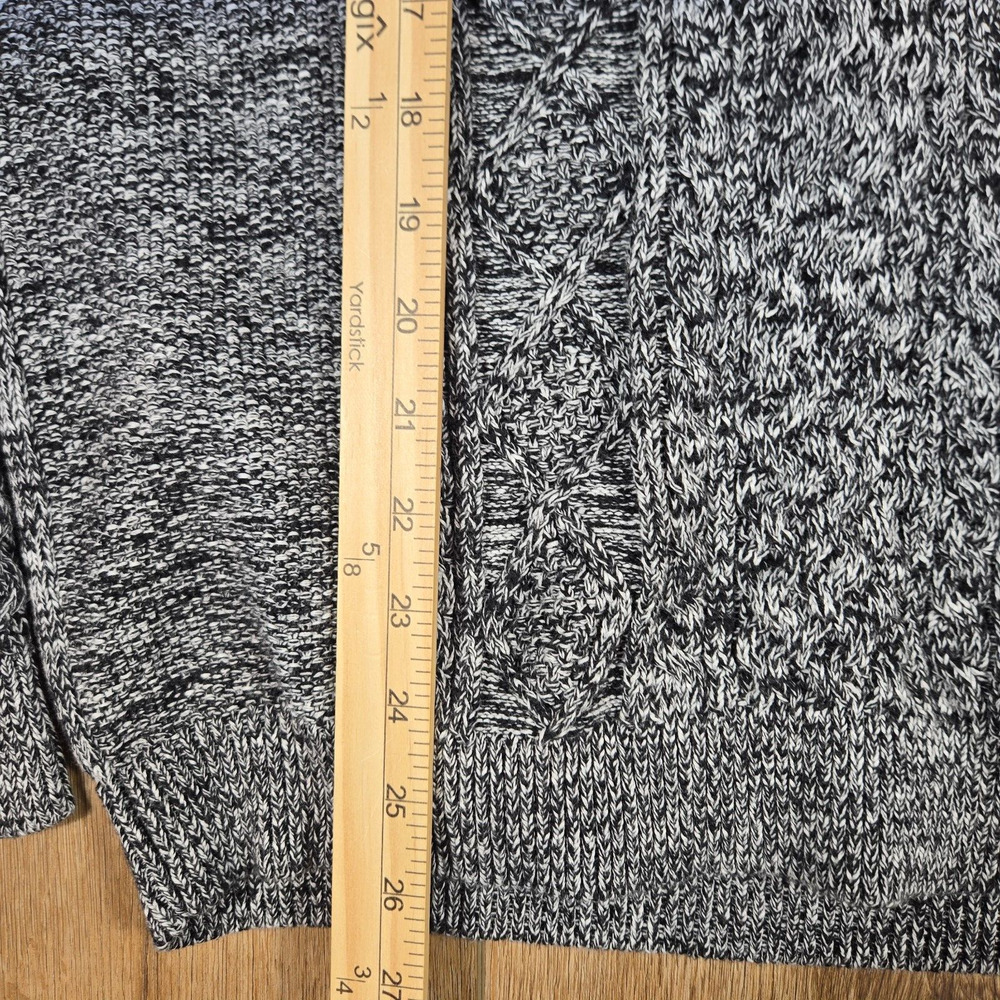 Buffalo David Bitton Sweater Mens XL Blue Cable Knit Pullover Crew Neck Knitwear - Picture 6 of 10